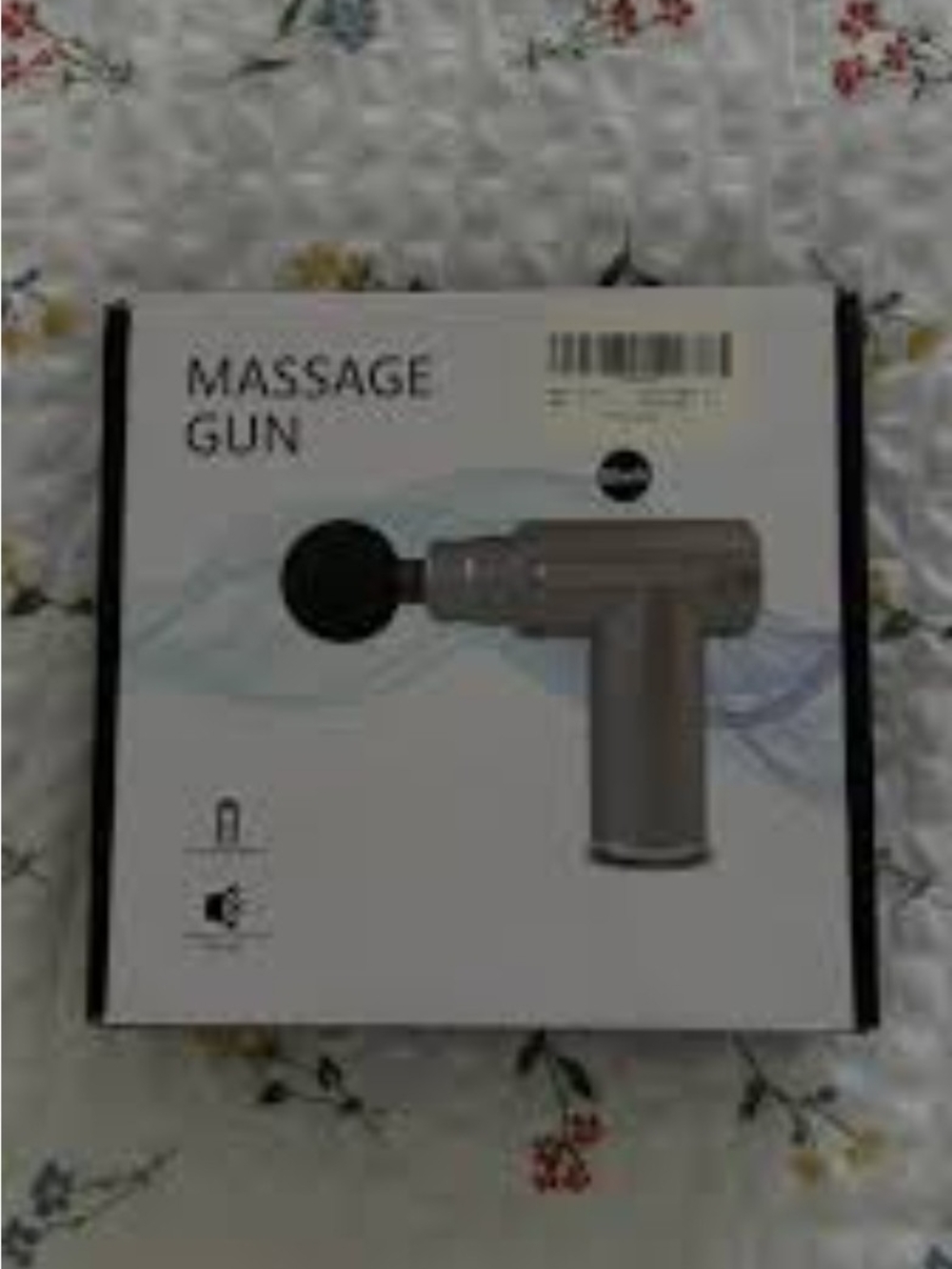 NIB! Gray Massage Gun - Portable Percussion Massager